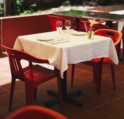 Table for two diners at the Native restaurant