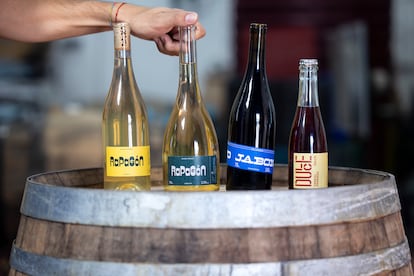 Four bottles of wine from Samuel Párraga.