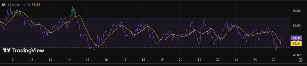 Bitcoin RSI.