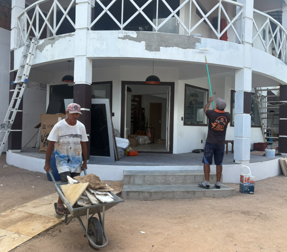 Headquarters of the new Community Center of the Praia Bitcoin Citadel in Brazil.