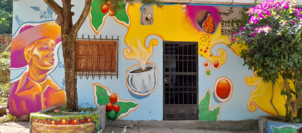 Mural financed by Bitcoiners of the world in El Salvador.