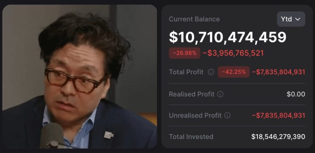 Screenshot of Tom Lee's portfolio.